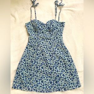 Penny Lane Dress Blue Floral